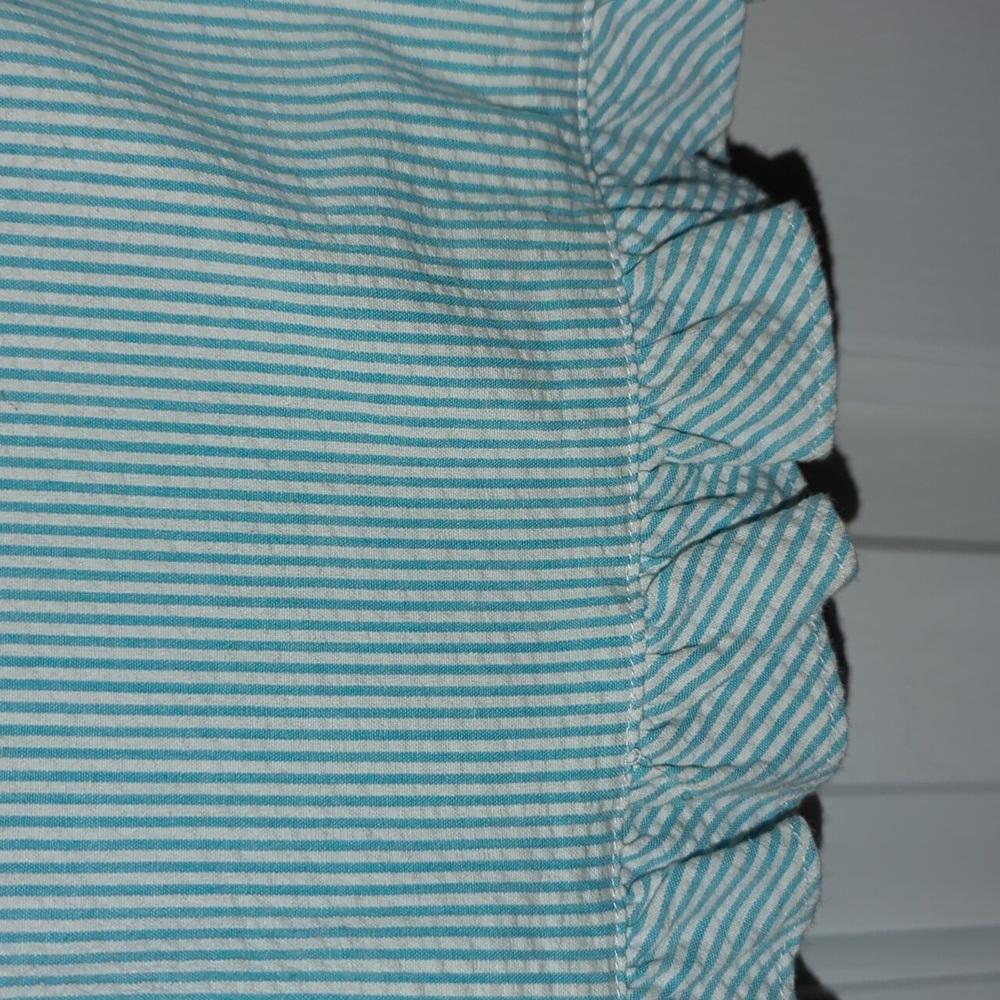 EUC Poppagallo Blue and White Stripe Dress - Picture 6 of 7